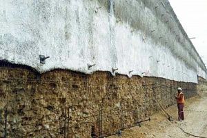 мокрое сухое метод торкретирование поверхности бетона в Казани